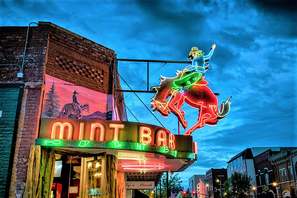 Neon Collection THE MINT BAR WYO