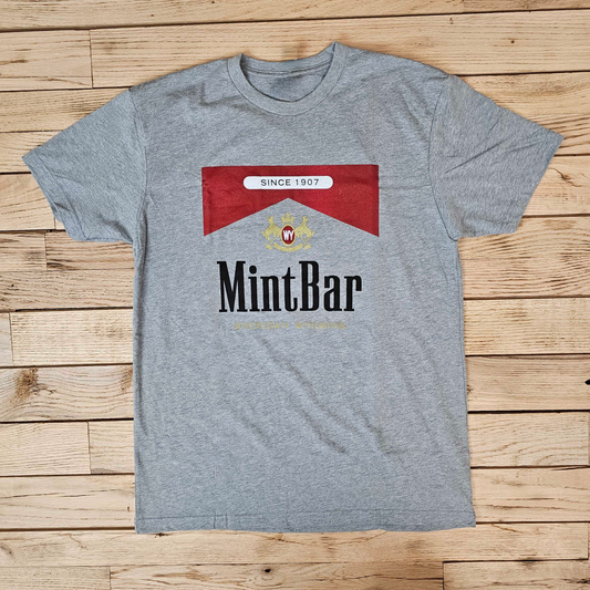 Mint bar Cig tee-dark heather grey