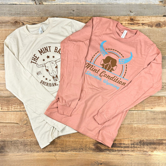 Steer & Stars Long Sleeve - 2 Colors!