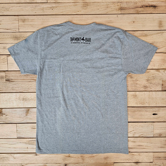 Mint bar Cig tee-dark heather grey