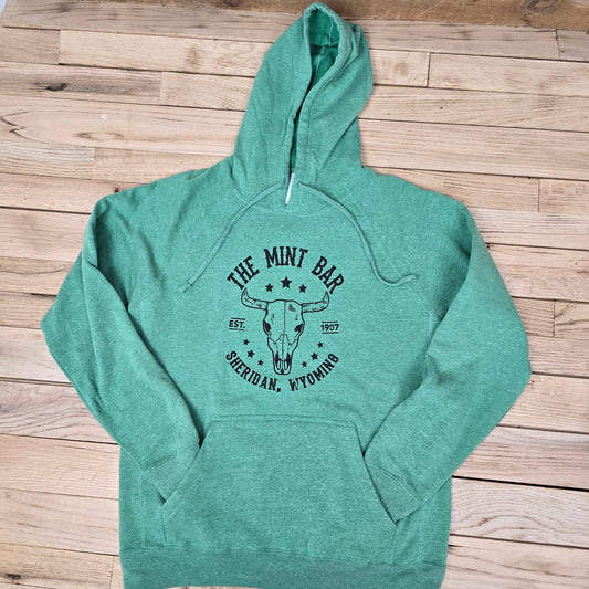 Steer & Stars Hoodie - sea green