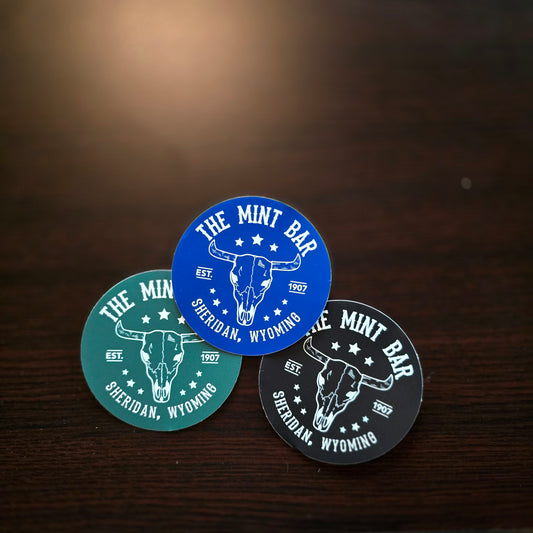 Mint Bar Round Steer Head Patch