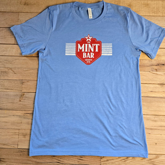 Vintage Signage-Heather Columbia Blue-tee