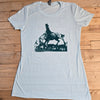 Cowgirls Do It Better womens tee-Ice Blue