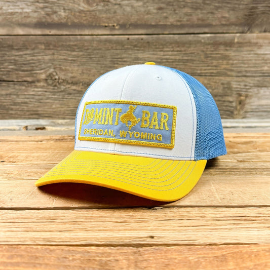 Columbia Blue Emblem Patch Hat - White/Columbia Blue/Yellow