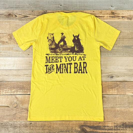 Full Back Meet You At The Mint Bar - Heather Yellow Gold