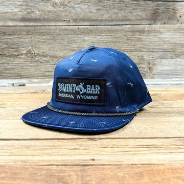 Golden Hour Emblem Patch Grandpa Hat - Navy