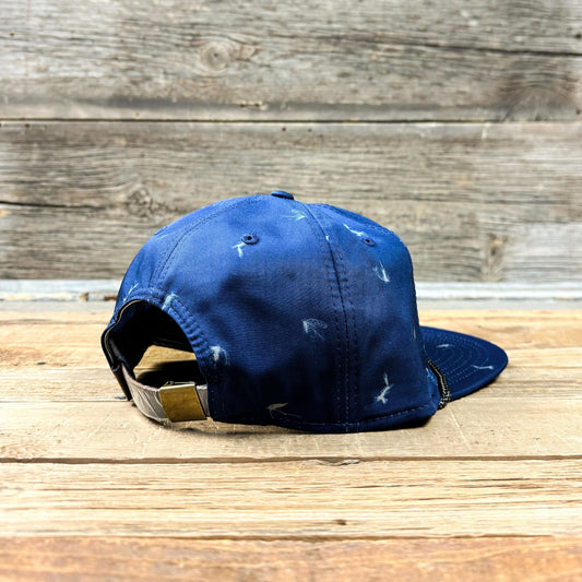 Golden Hour Emblem Patch Grandpa Hat - Navy