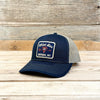 Navy Arrowhead Patch Hat - Navy/Khaki