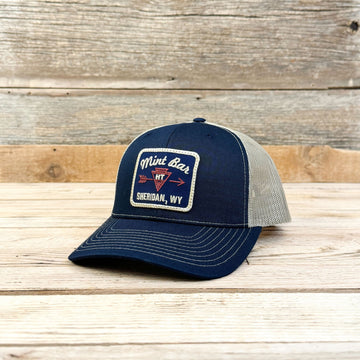 Navy Arrowhead Patch Hat - Navy/Khaki