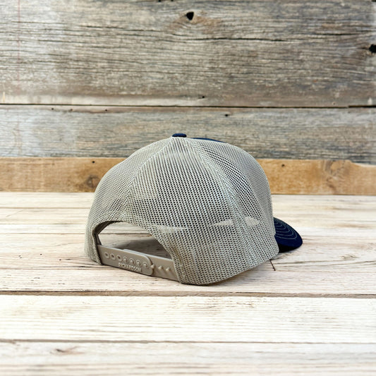 Navy Arrowhead Patch Hat - Navy/Khaki